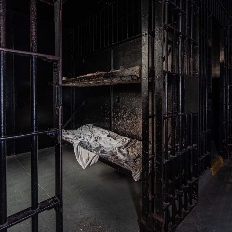 old jail beds