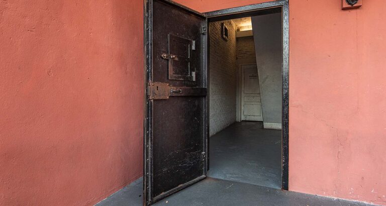 Old Jail Museum door
