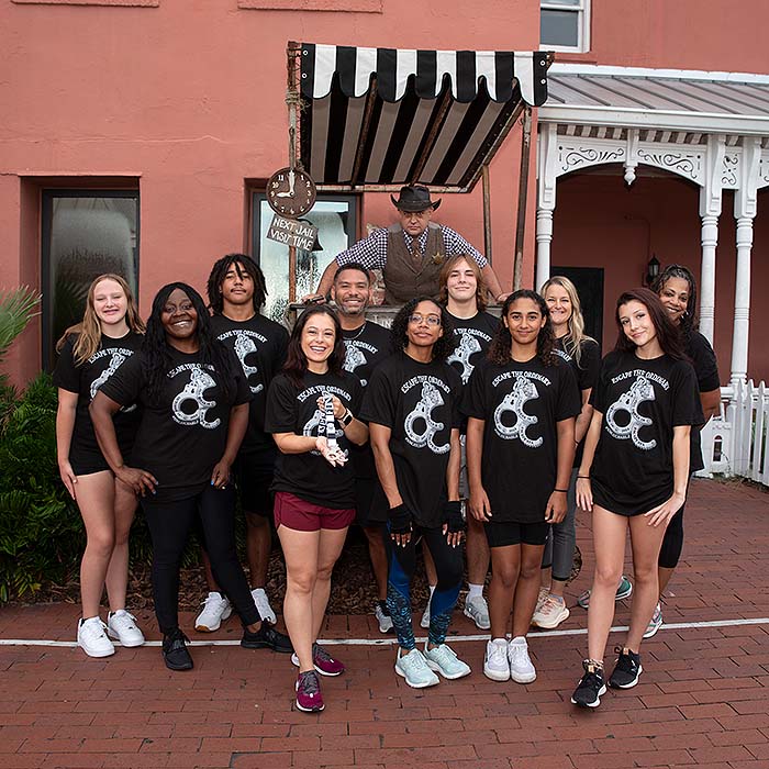 Group of Jail Break runners at the Old Jail