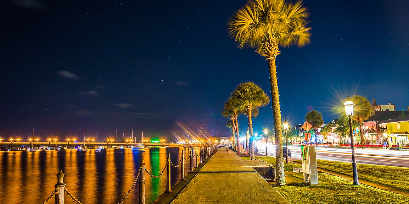 Card Image Things To Do in St. Augustine at Night
