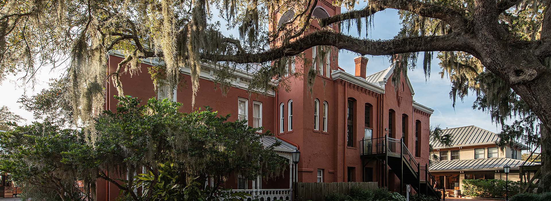 back view of the St. Augustine Old Jail