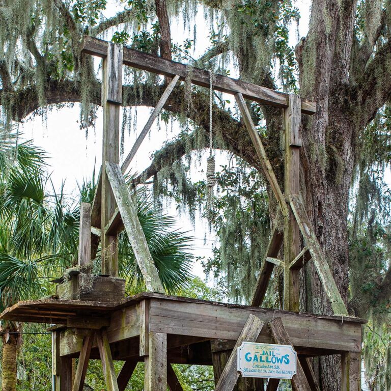 Old Jail gallows in St. Augustine
