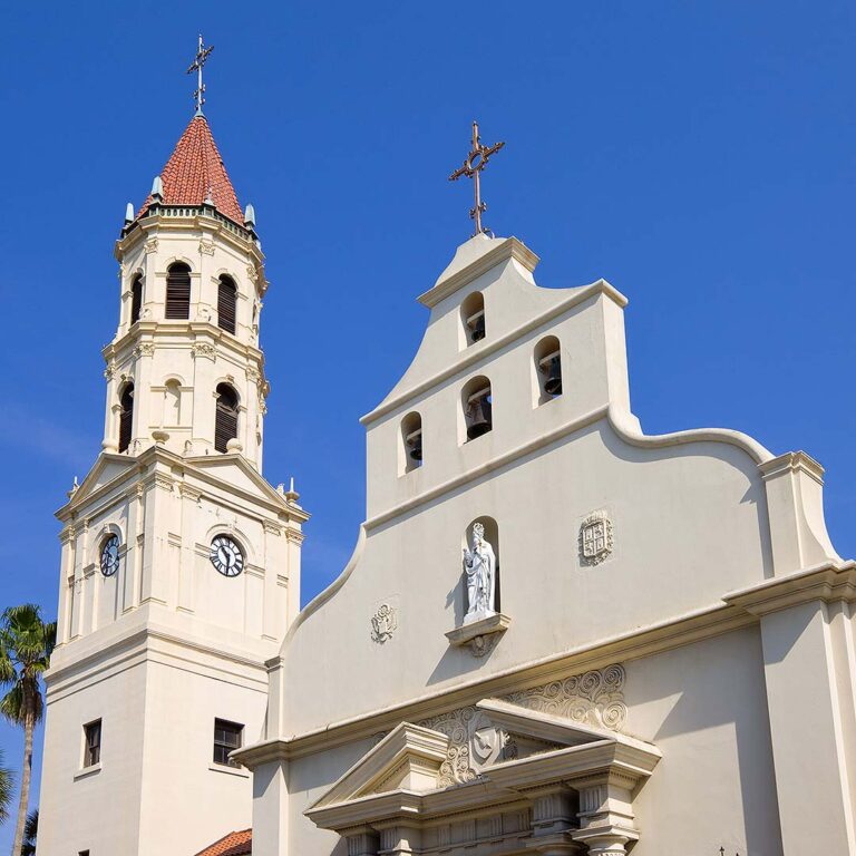 Cathedral Basilica of St. Augustine, with its ornate design